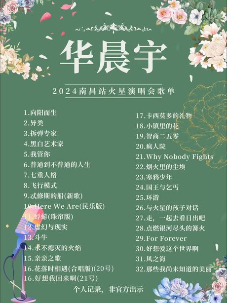 华晨宇唱过的歌，华晨宇经典歌曲介绍！